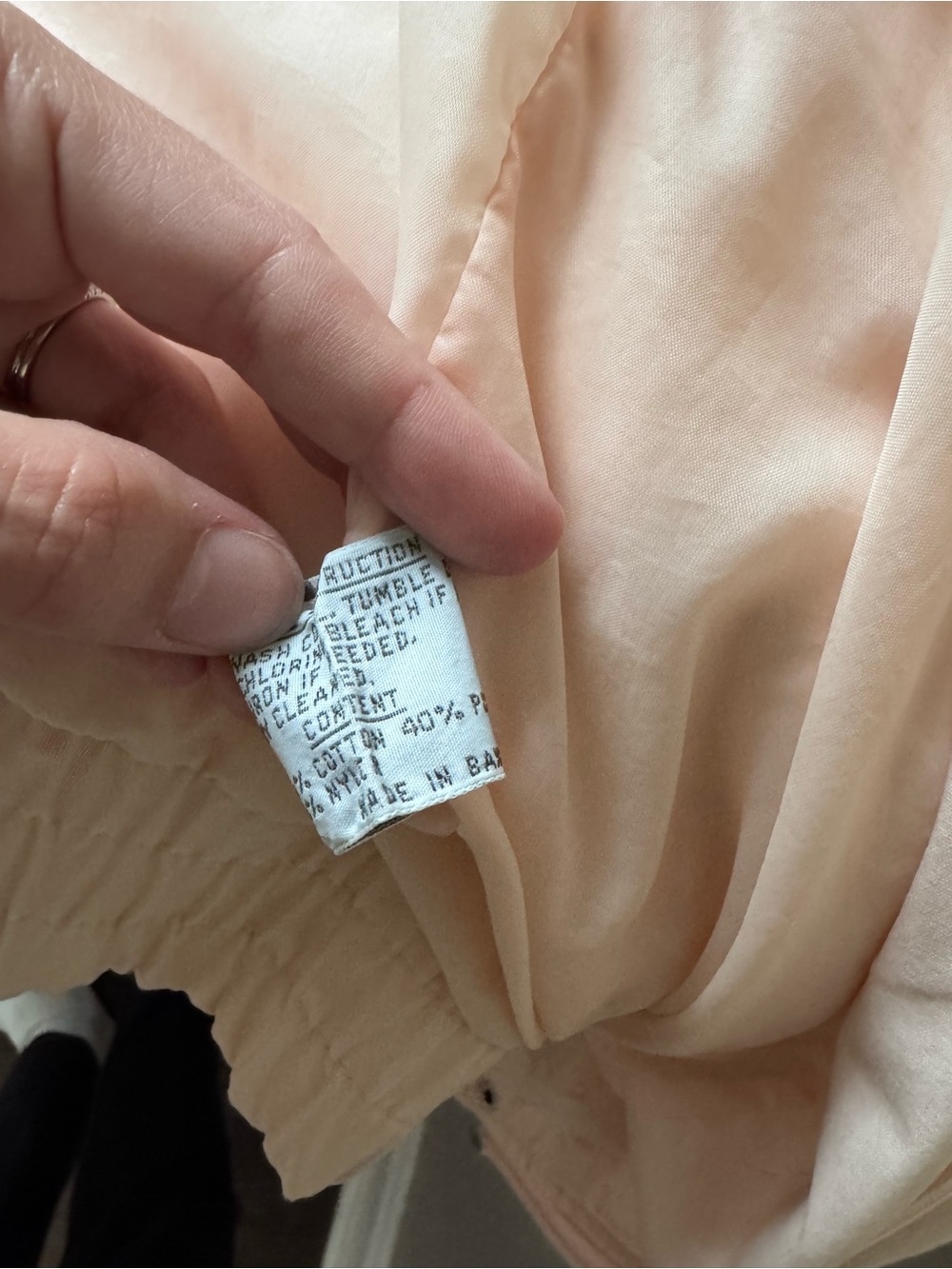 Vintage Women's Light Pink Bomber Jacket - Picture 4 of 5